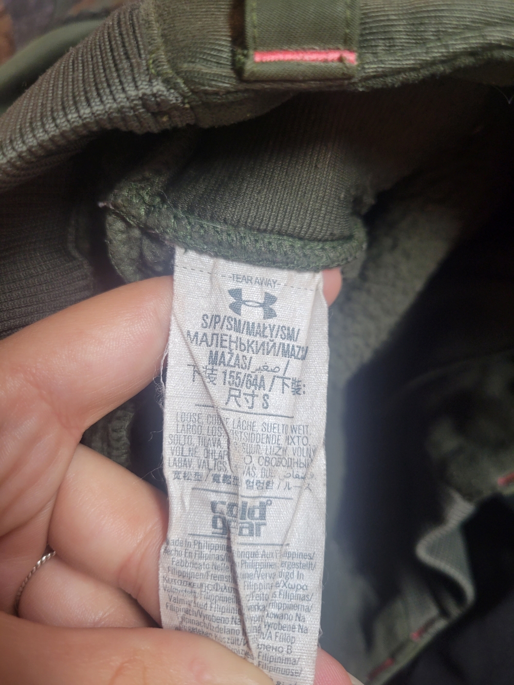 Under Armour Camo Hunting Pants Women’s SM/P Loose Fit ColdGear Mossy Oak Outdoo - Picture 15 of 16